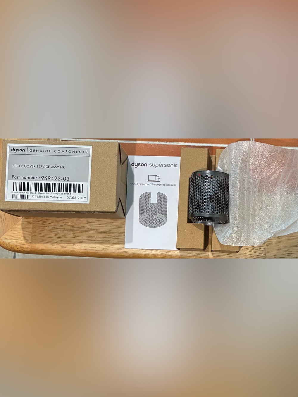 Genuine Dyson Super Sonic replacement cage/cover